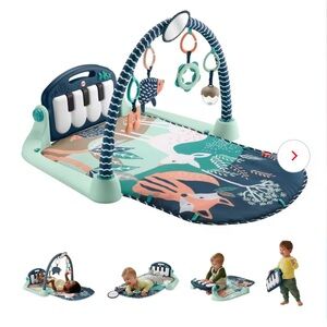 Fisher-Price Baby Gym Playmat With Kick & Play Piano